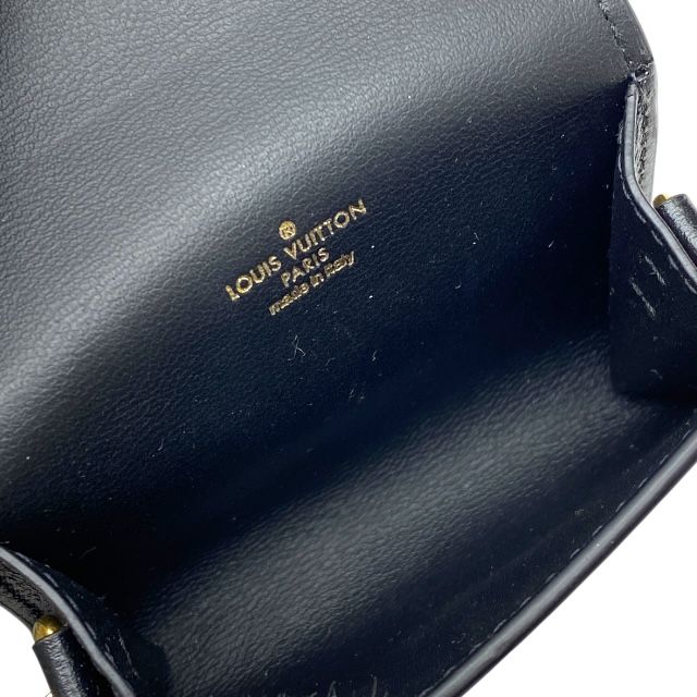 Louis Vuitton M00829 Bijoux Sac Earphone Holder LV Link Earphone Case Black