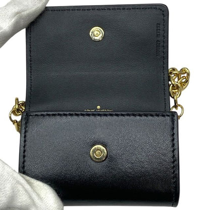 Louis Vuitton M00829 Bijoux Sac Earphone Holder LV Link Earphone Case Black
