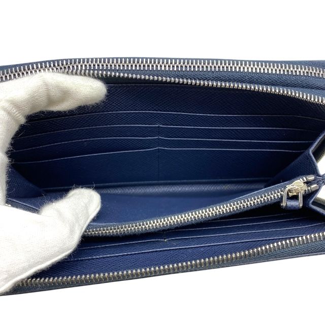 Prada 2ml303 Wallet Long Wallet Travel Case Long Wallet Organizer W Zip Round