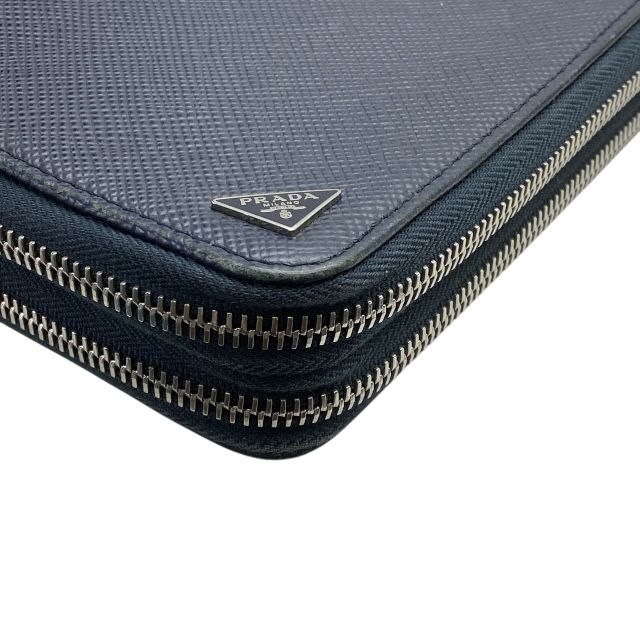 Prada 2ml303 Wallet Long Wallet Travel Case Long Wallet Organizer W Zip Round