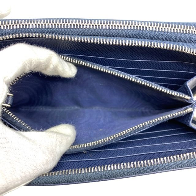 Prada 2ml303 Wallet Long Wallet Travel Case Long Wallet Organizer W Zip Round