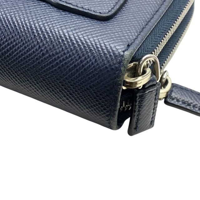 Prada 2ml303 Wallet Long Wallet Travel Case Long Wallet Organizer W Zip Round