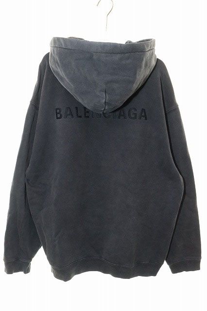 Balenciaga LOGO Hoodie Medium FIT M 600583 Tlvb8 Logo Hoodie Medium Fit
