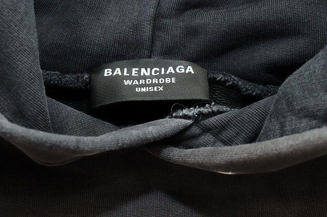 Balenciaga LOGO Hoodie Medium FIT M 600583 Tlvb8 Logo Hoodie Medium Fit
