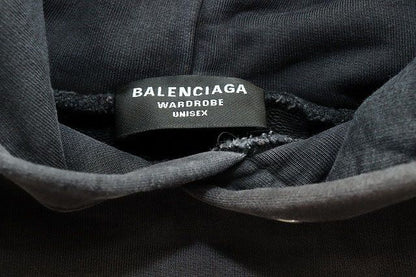 Balenciaga LOGO Hoodie Medium FIT M 600583 Tlvb8 Logo Hoodie Medium Fit
