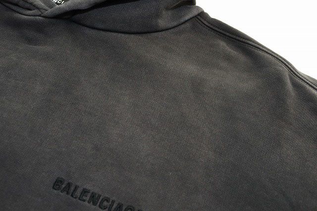 Balenciaga LOGO Hoodie Medium FIT M 600583 Tlvb8 Logo Hoodie Medium Fit