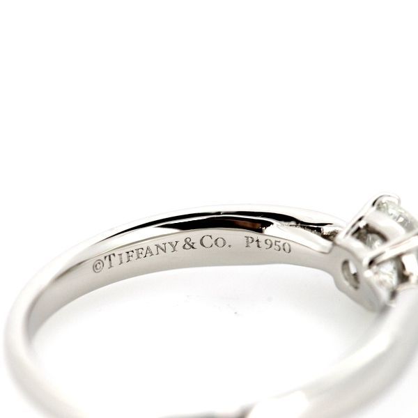 Tiffany & Co Harmony 050ct Diamond Ring H-vs1-3ex Pt950