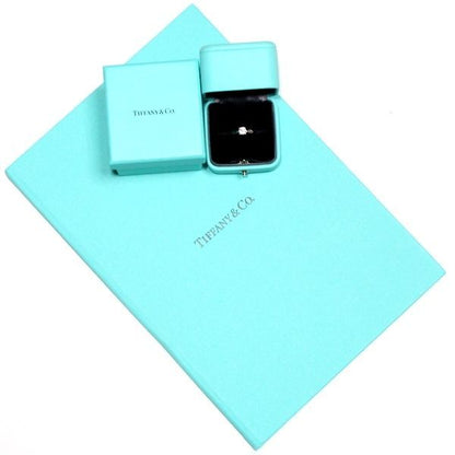 Tiffany & Co Harmony 050ct Diamond Ring H-vs1-3ex Pt950