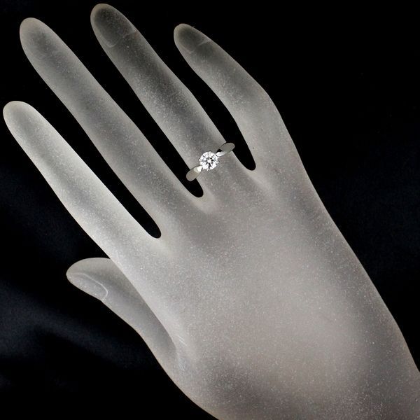 Tiffany & Co Harmony 050ct Diamond Ring H-vs1-3ex Pt950
