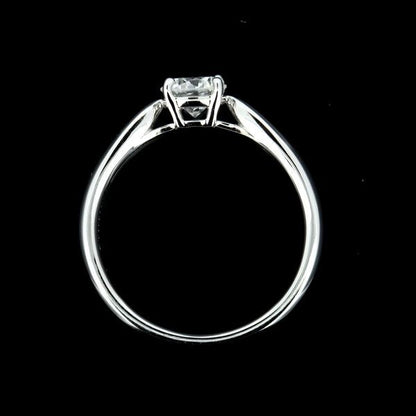Tiffany & Co Harmony 050ct Diamond Ring H-vs1-3ex Pt950