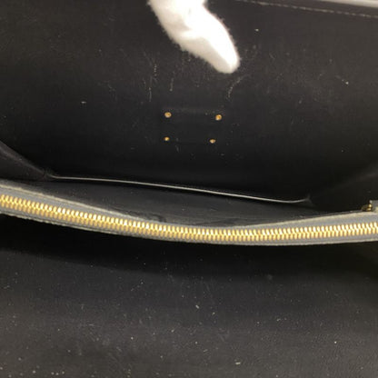 SALE Louis Vuitton Briefcase Epi Serviette Fermoire M54352 Noir Black Men's