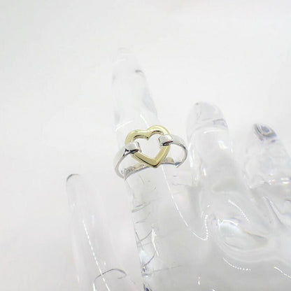 Tiffany & Co / 925 / 750yg / Heart / Ring / #8 / J86-12