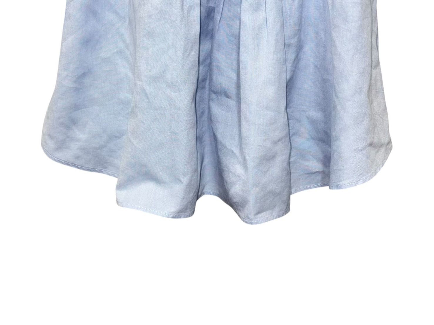 Dior Long Sleeve Dress Blue Cotton — view 6