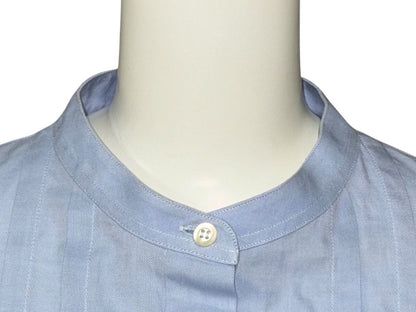Dior Long Sleeve Dress Blue Cotton — view 4