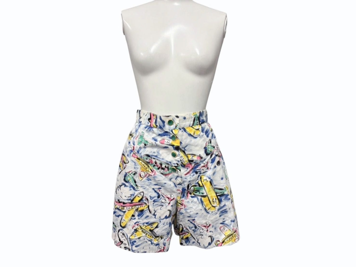 Chanel Shorts Air Line Airplane CC Logo Multicolor 16SS