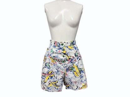 Chanel Shorts Air Line Airplane CC Logo Multicolor 16SS