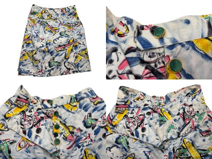 Chanel Shorts Air Line Airplane CC Logo Multicolor 16SS — view 7