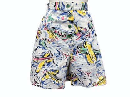 Chanel Shorts Air Line Airplane CC Logo Multicolor 16SS — view 2