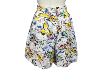 Chanel Shorts Air Line Airplane CC Logo Multicolor 16SS — view 4