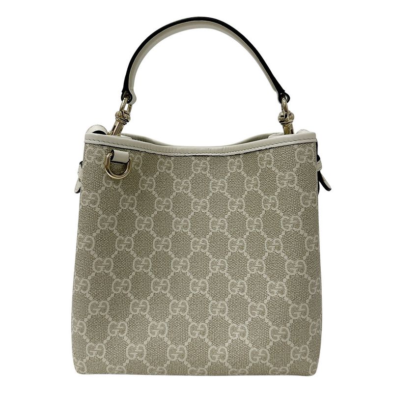 Gucci Bag Women's Brand GG Emblem Small Bucket Bag Handbag Shoulder Bag 2way