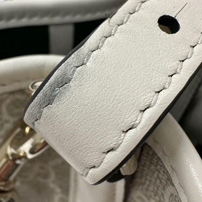 Gucci Bag Women's Brand GG Emblem Small Bucket Bag Handbag Shoulder Bag 2way