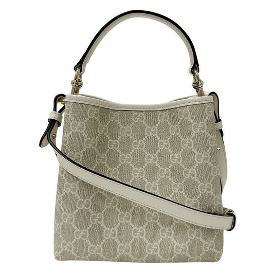 Gucci Bag Women's Brand GG Emblem Small Bucket Bag Handbag Shoulder Bag 2way
