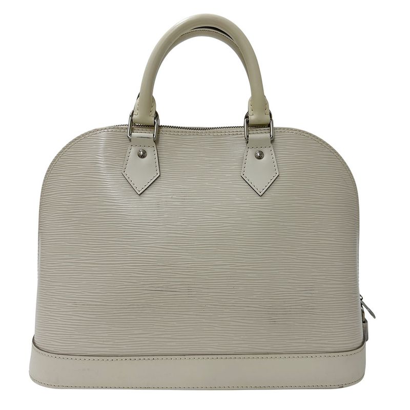 Louis Vuitton Bag Women's Branded Handbag Epi Leather Alma Ivoire M4030j White