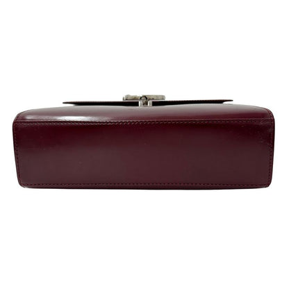 Cartier Bag Women's Brand Handbag Patent Leather Panther Bordeaux Stylish