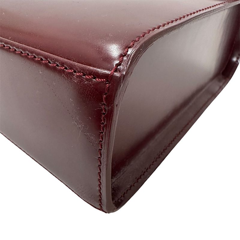 Cartier Bag Women's Brand Handbag Patent Leather Panther Bordeaux Stylish
