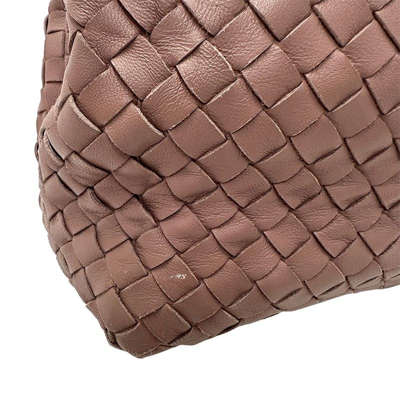 Bottega Venetaveneta Bag Women's Brand Intrecciato Tote Leather Dusty Pink