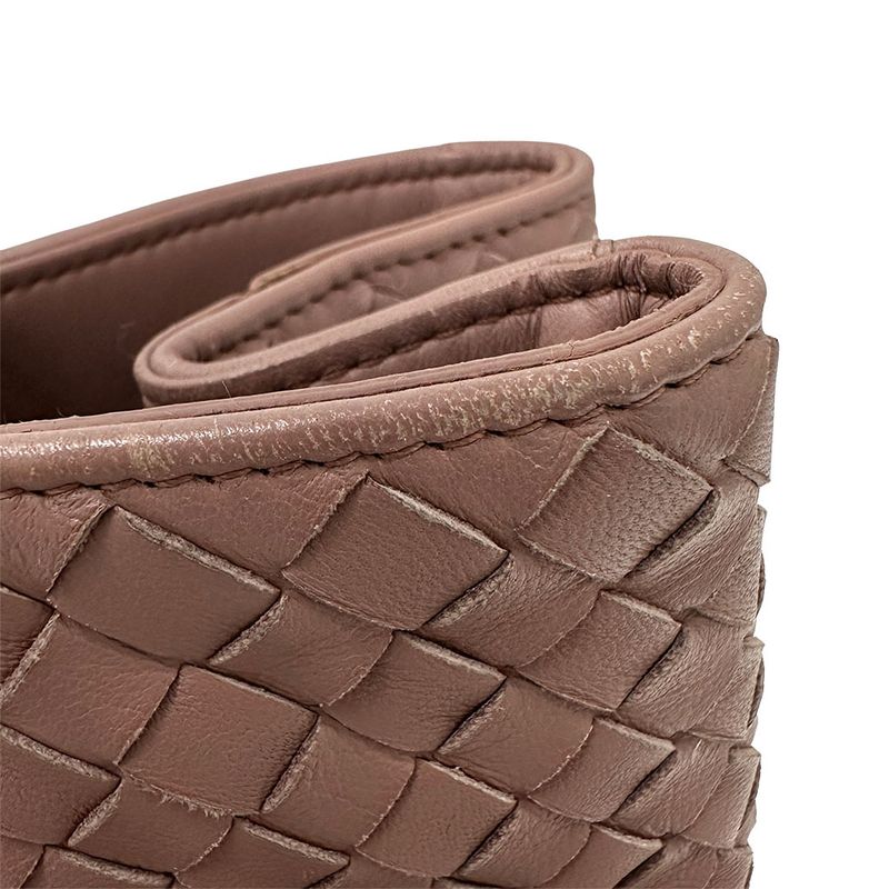Bottega Venetaveneta Bag Women's Brand Intrecciato Tote Leather Dusty Pink