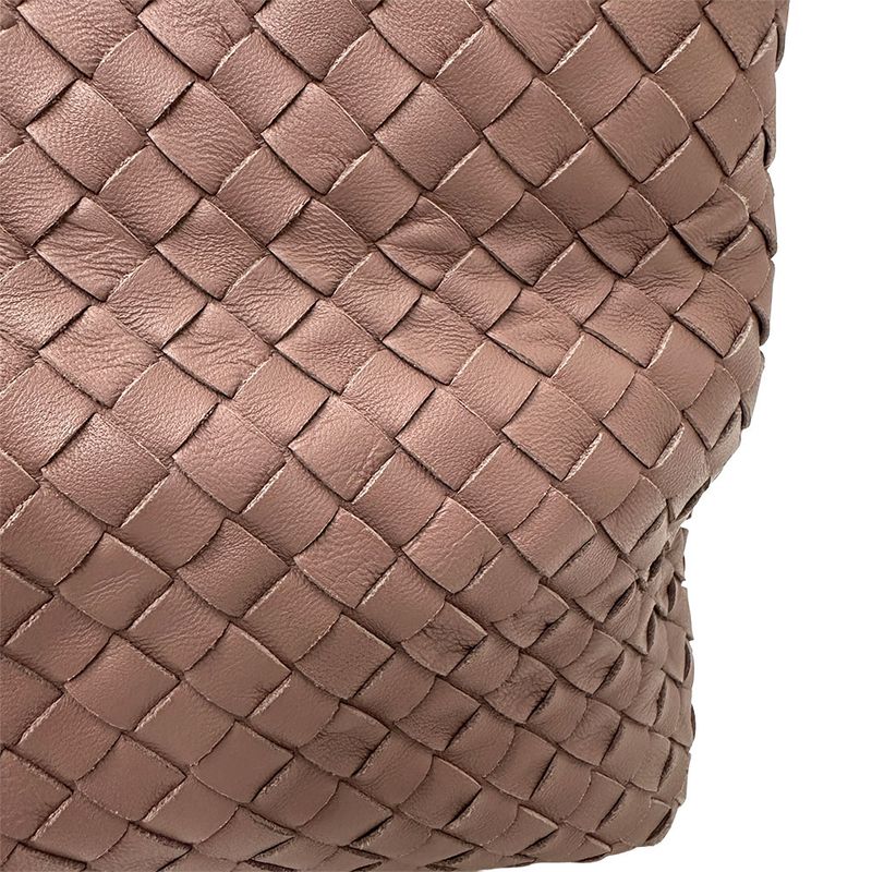 Bottega Venetaveneta Bag Women's Brand Intrecciato Tote Leather Dusty Pink