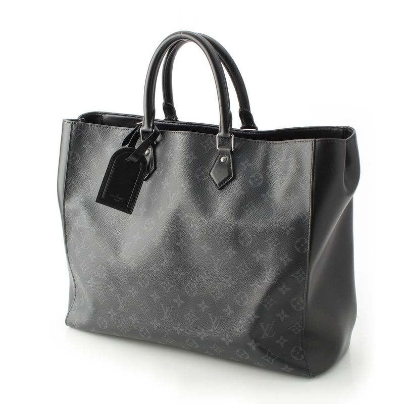 Louis Vuitton Monogram Eclipse Grand Sac Tote Bag M44733 Black
