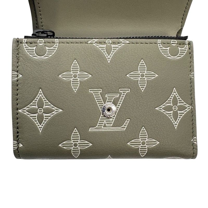 3477 Louis Vuitton Wallet Trifold M13216 Victor Wallet LV Monogram Shadow Olive