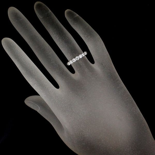 Tiffany & Co Embrace Band Ring Diamond 7P 9 Pt950