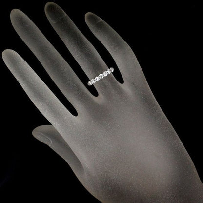 Tiffany & Co Embrace Band Ring Diamond 7P 9 Pt950
