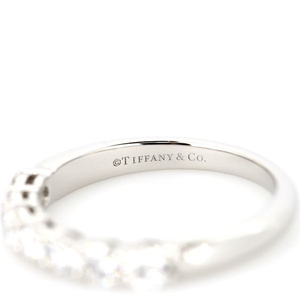 Tiffany & Co Embrace Band Ring Diamond 7P 9 Pt950