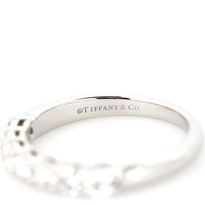 Tiffany & Co Embrace Band Ring Diamond 7P 9 Pt950