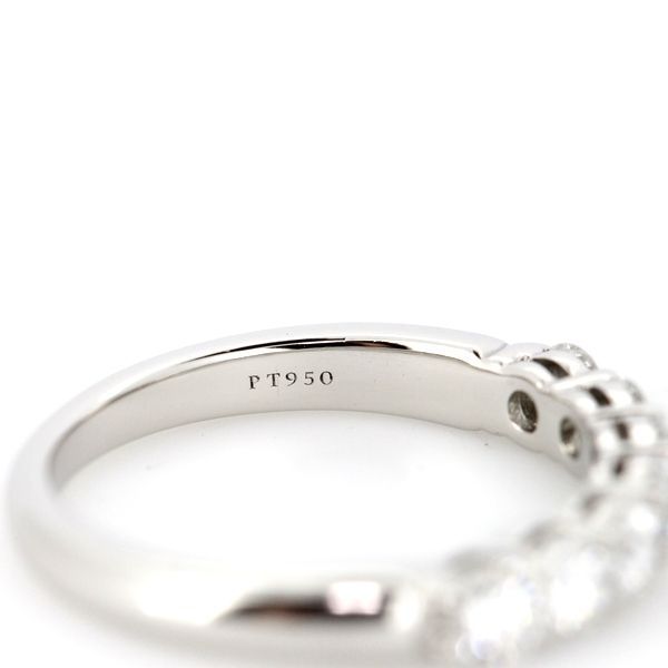 Tiffany & Co Embrace Band Ring Diamond 7P 9 Pt950