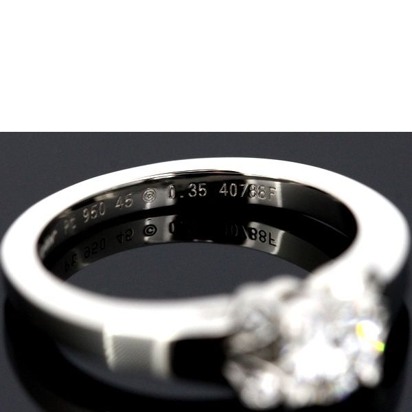 Cartier Ballerina Diamond 035ct E-vvs2-3ex Ring #45