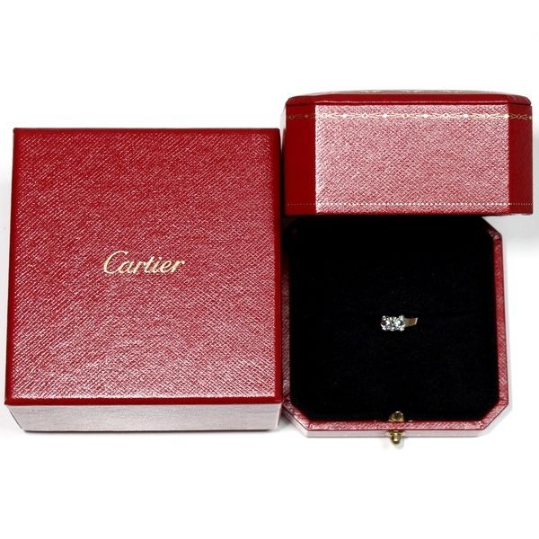 Cartier Ballerina Diamond 035ct E-vvs2-3ex Ring #45