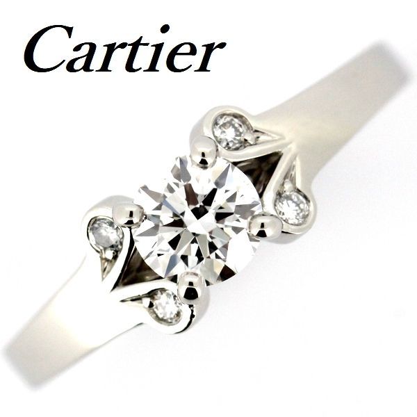 Cartier Ballerina Diamond 035ct E-vvs2-3ex Ring #45