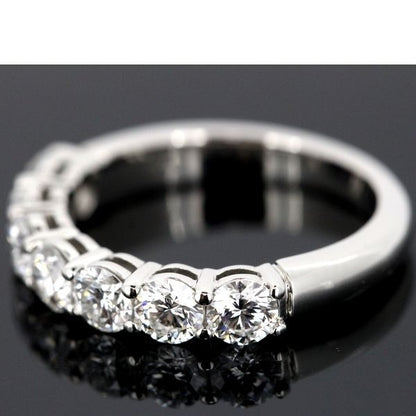 Tiffany & Co Embrace Band Ring With Diamonds 7P 34mm (013in) Pt950 Size 65