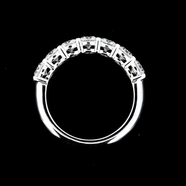 Tiffany & Co Embrace Band Ring With Diamonds 7P 34mm (013in) Pt950 Size 65