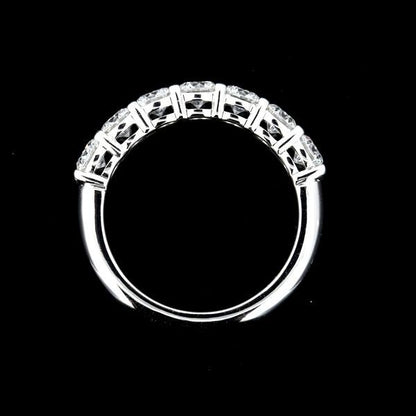 Tiffany & Co Embrace Band Ring With Diamonds 7P 34mm (013in) Pt950 Size 65
