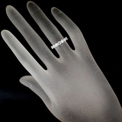 Tiffany & Co Embrace Band Ring With Diamonds 7P 34mm (013in) Pt950 Size 65