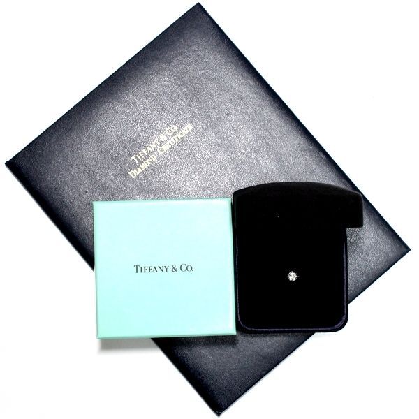 Tiffany & Co Solitaire 072ct Diamond Ring F-vs2 Pt950