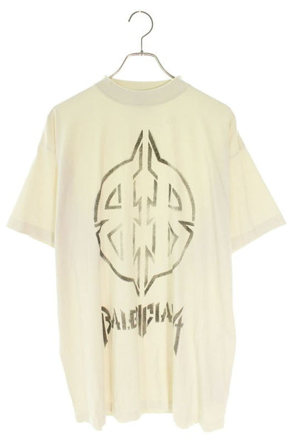 Balenciaga 24AW 787349 Tqvt1 Metal BB Stencil T-shirt Men 1