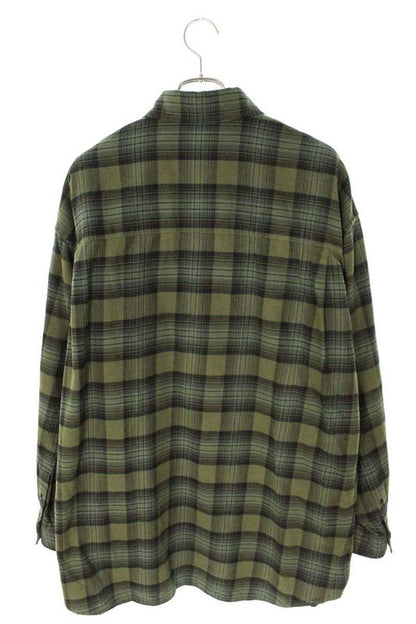 Balenciaga 24AW 794656 Tqm20 Checked Layered Oversized Long Sleeve Shirt Men 1