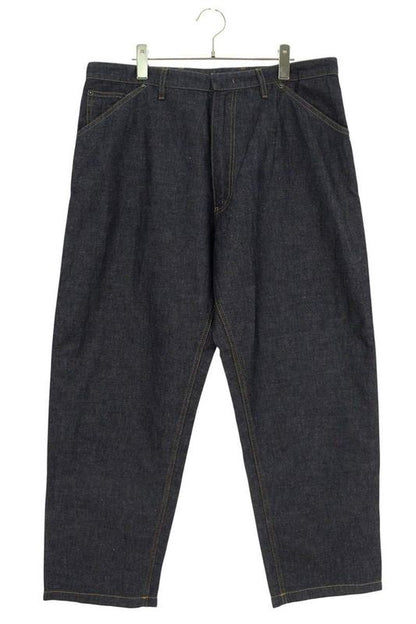 Prada Gep403 Back Triangle Plate Chien Bray Denim Pants Men's M